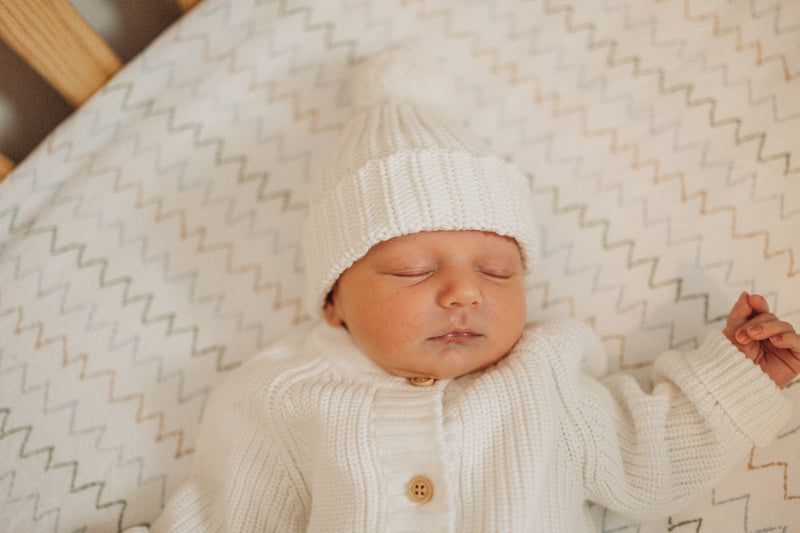Chunky Knit Romper | Snow
