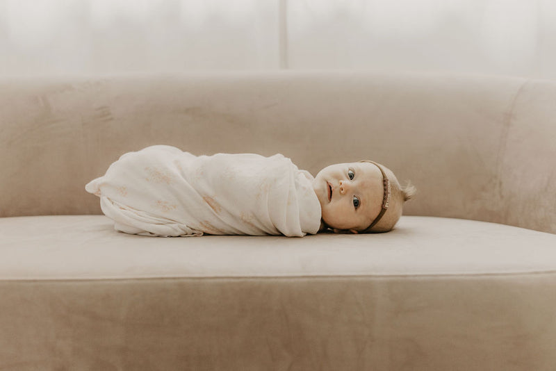 Organic Cotton Swaddle | Flora