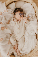 Organic Cotton Swaddle | Sol swaddles tiny by nature 
