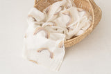 Organic Cotton Swaddle | iris swaddles tiny by nature 