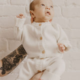 Classic Knit Romper | Snow