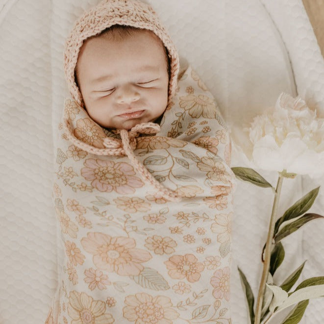Organic Cotton Swaddle | Posy