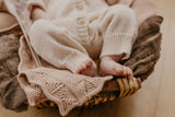 Classic Knit Romper | Speckled Oat