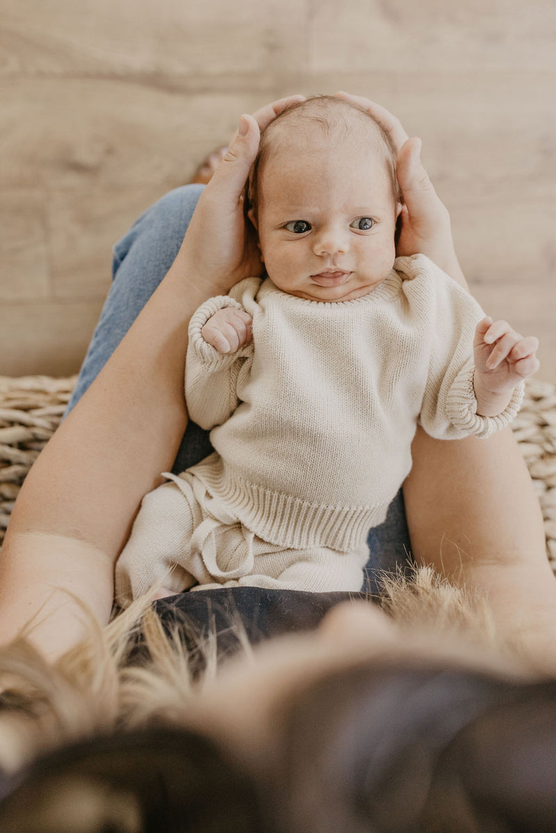 Cozy Knit Set | Nude