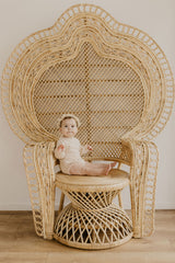 Heirloom Knit Romper | Nude