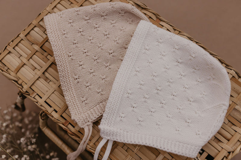 Knit Bonnet | Snow