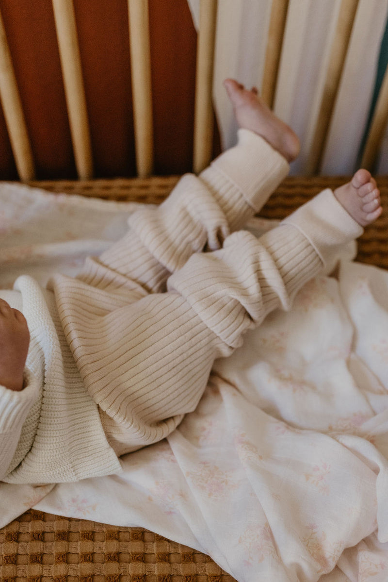 Organic Cotton Swaddle | Flora