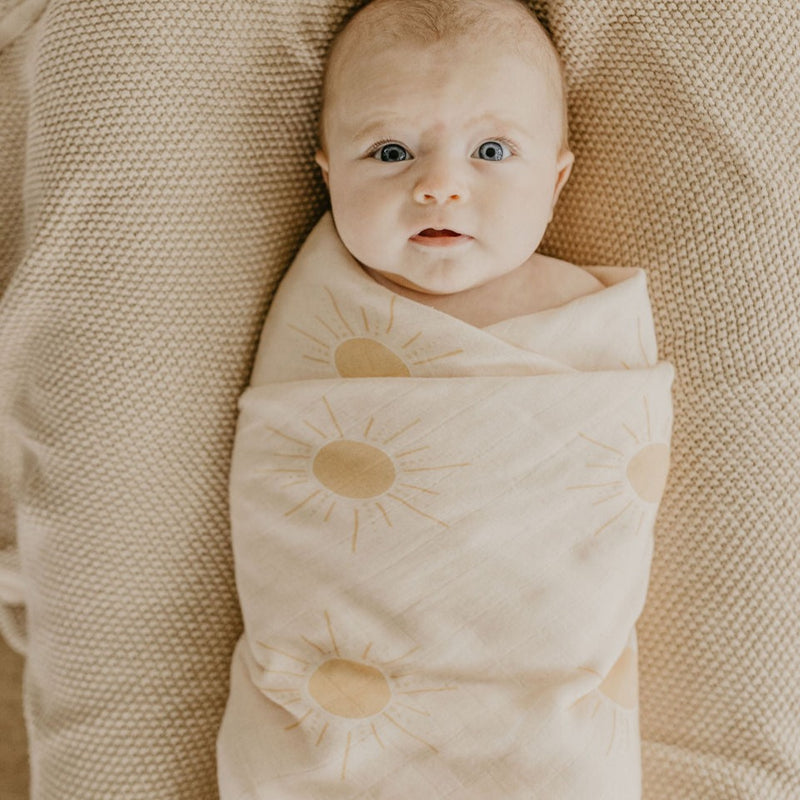 Organic Cotton Swaddle | Sunshine