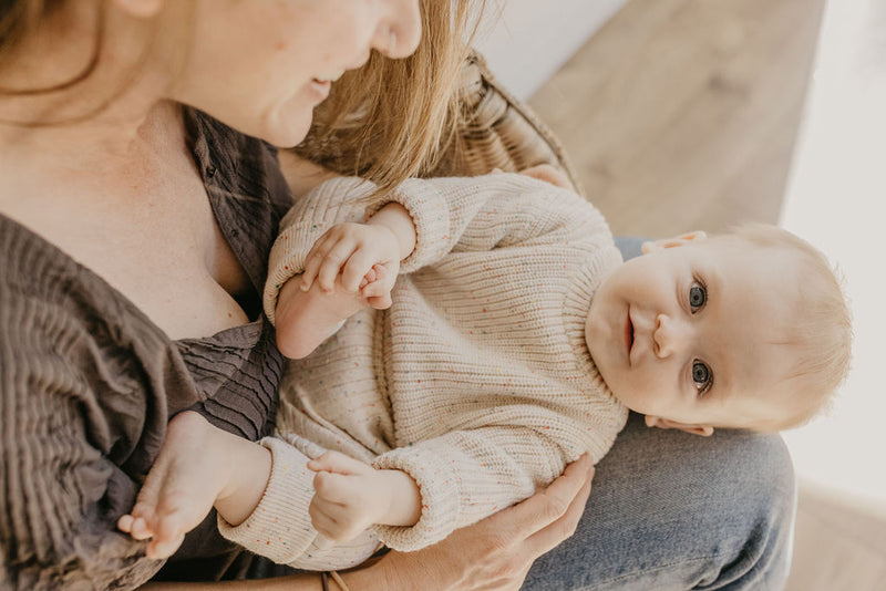 Classic Knit Leggings | Speckled oat