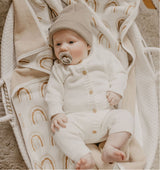 Classic Knit Romper | Snow