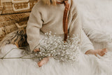 Classic Knit Sweater | Speckled Wheat