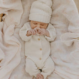 Classic Knit Romper | Snow