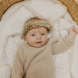 Classic Knit Sweater | Speckled Wheat