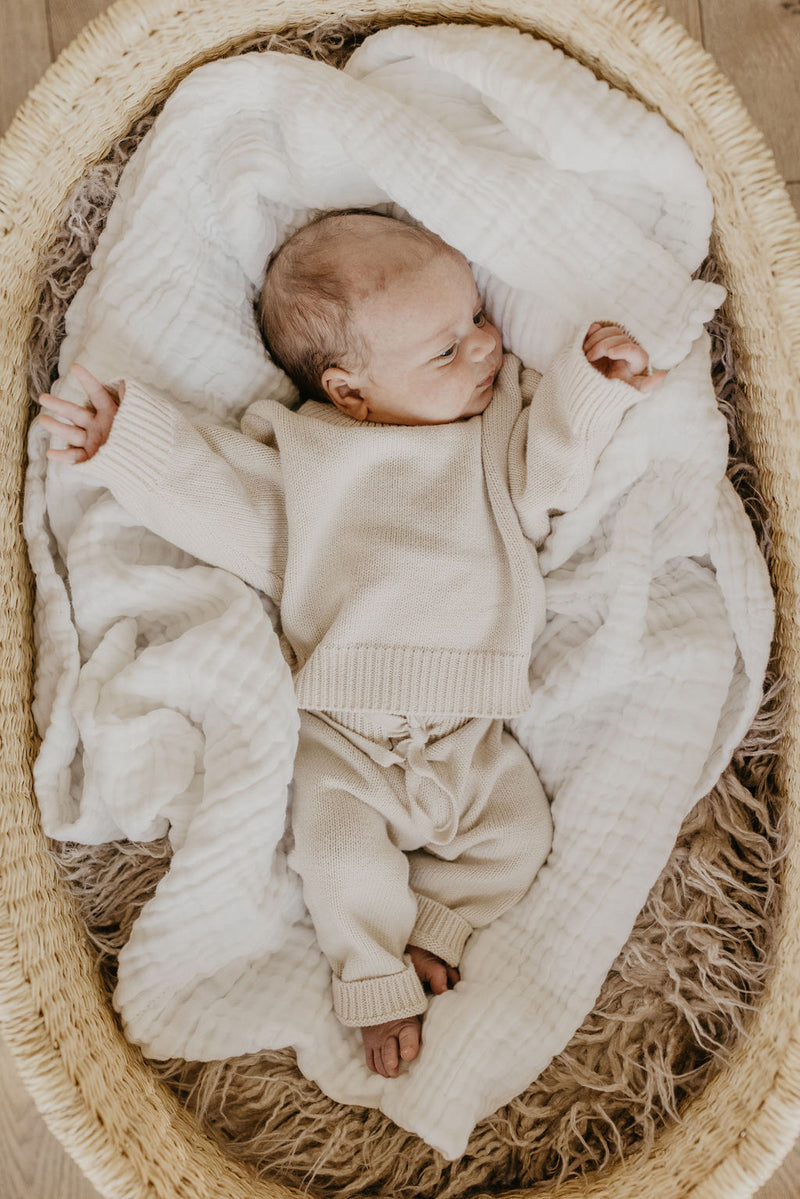 6 Layer Gauze Blanket | Snow