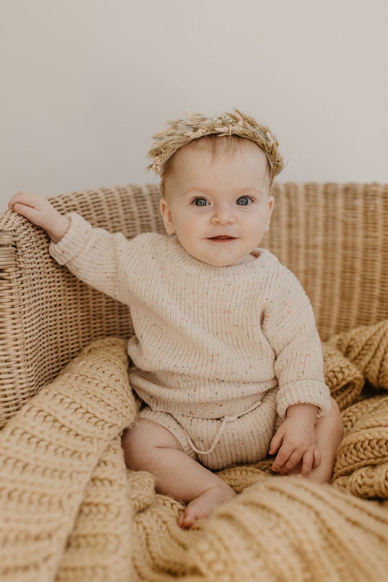 Knit Bloomers | Speckled Oat