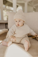 Classic Knit Beanie | Speckled Oat
