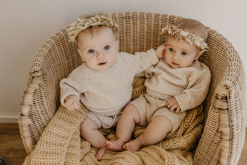 Knit Bloomers | Speckled Wheat