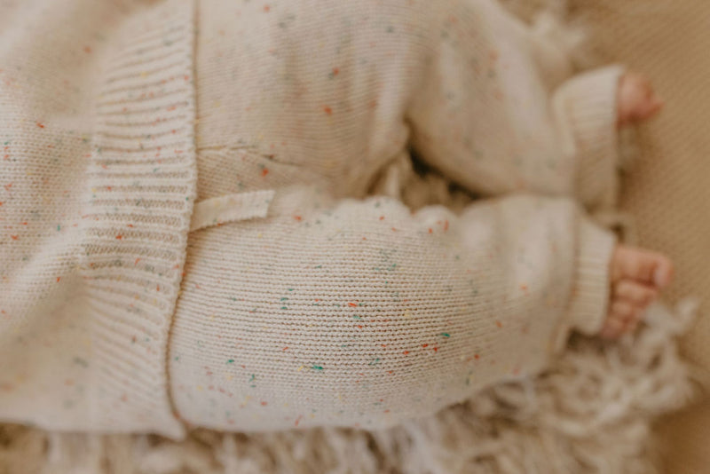 Cozy Knit Set | Speckled Oat