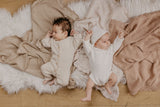 Lace Knit Blanket | dune