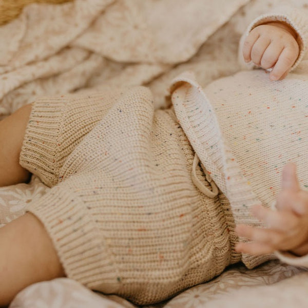 Knit Bloomers | Speckled Wheat