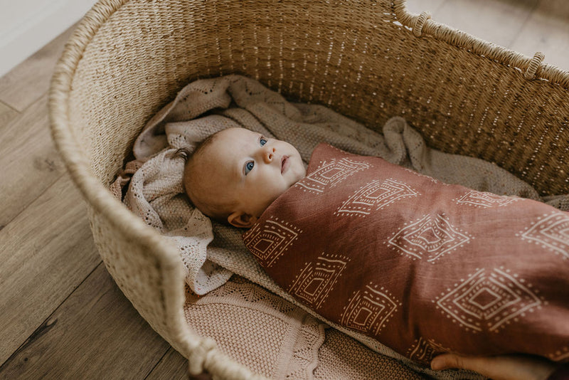 Organic Cotton Swaddle | Sedona