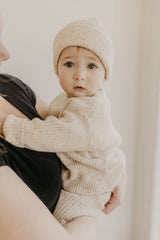 Classic Knit Beanie | Speckled Oat