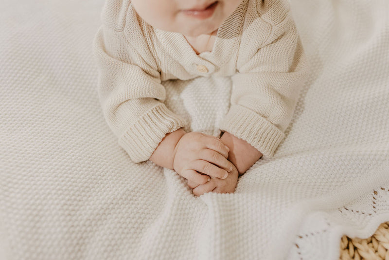 Classic Knit Romper | Nude