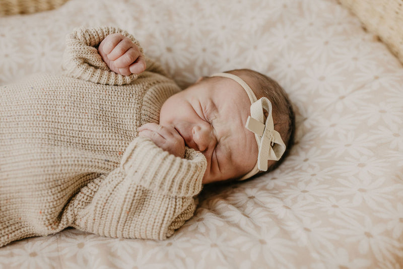 Classic Knit Sweater | Speckled Wheat