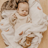 Organic Cotton Swaddle | luna swaddle tiny by nature 