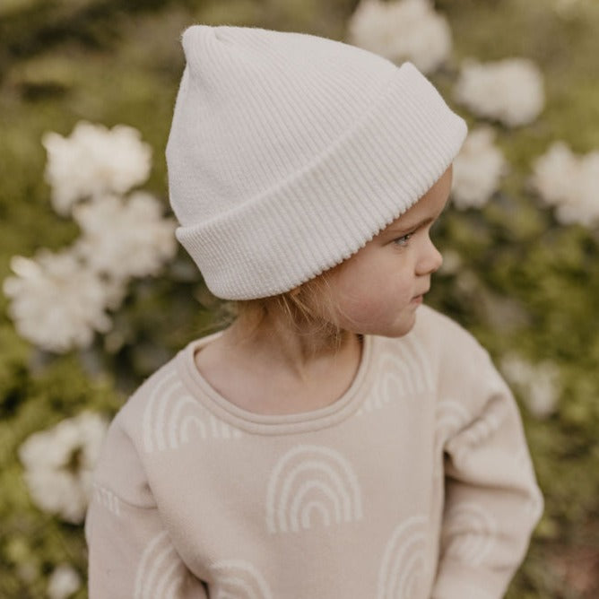 Classic Knit Beanie | Snow