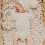 Heirloom Knit Romper | Snow