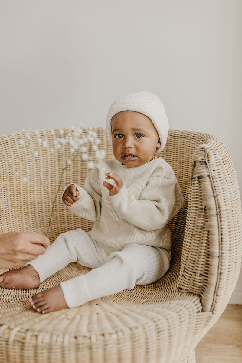 Classic Knit Beanie | Snow