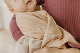 Organic Cotton Swaddle | blossom swaddles tiny by nature 
