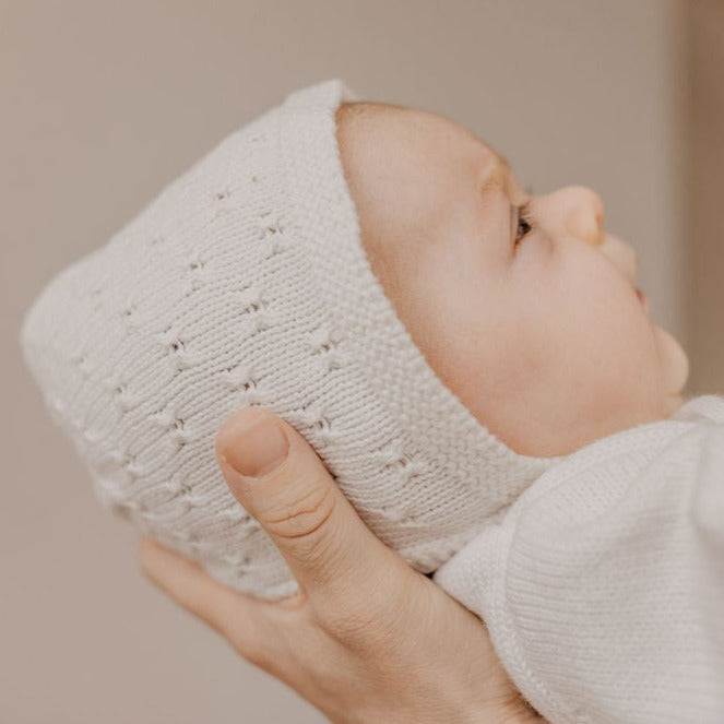 Knit Bonnet | Snow