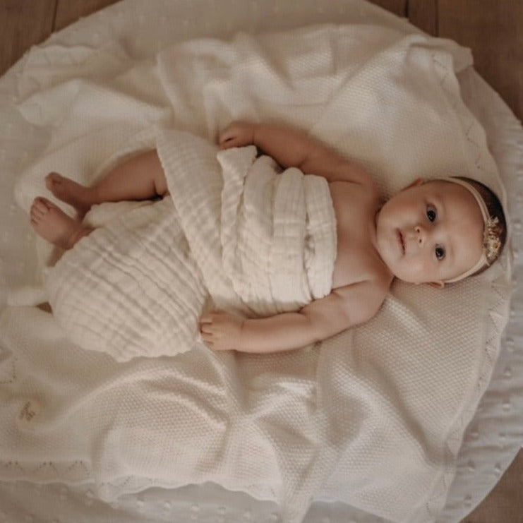 6 Layer Gauze Blanket | Snow
