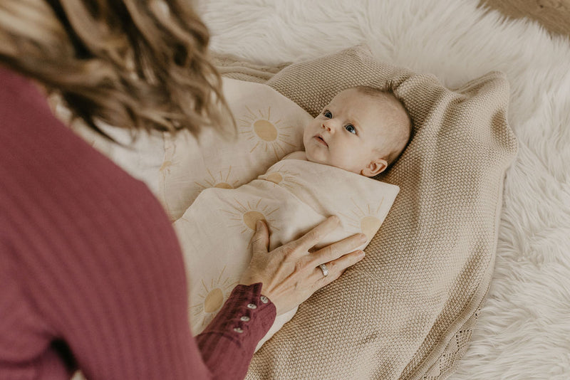 Organic Cotton Swaddle | Sunshine