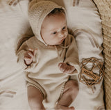 Heirloom Knit Romper | Nude
