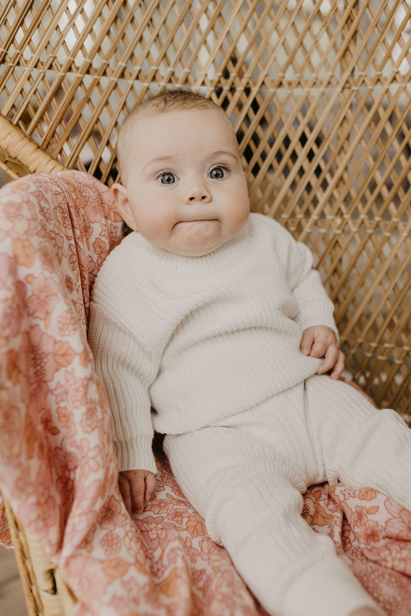 Organic Cotton Swaddle | Bloom