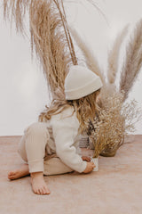 IMPERFECT Classic Knit Leggings | Peach Nude