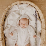 Heirloom Knit Romper | Snow
