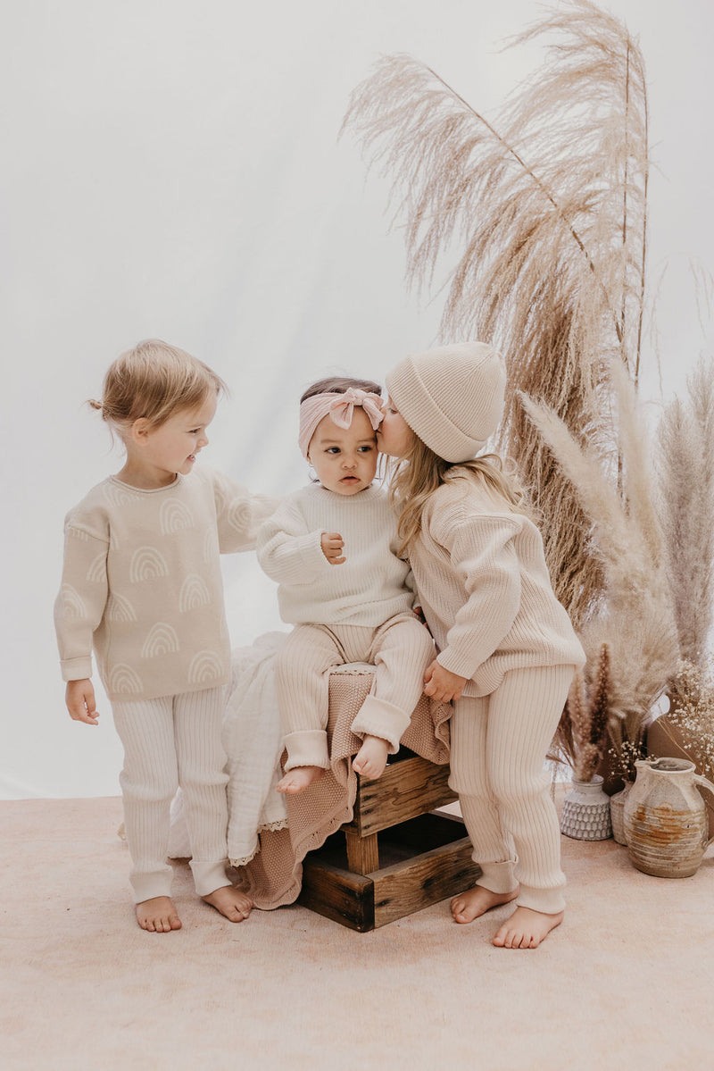 Knit Sweater | Rainbow
