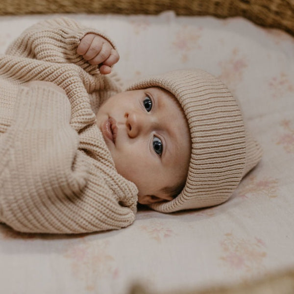 Classic Knit Beanie | Nude